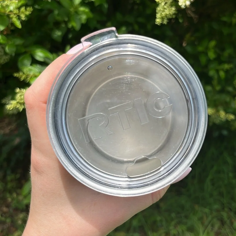 RTIC 10oz Lowball Tumbler Coffee Travel Mug Cup Silver